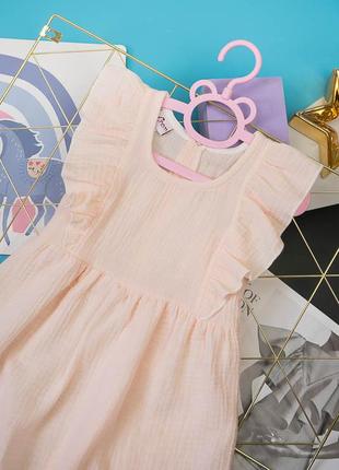 Сарафан для дівчинки муслін ніжний сарафан сукня муслінова