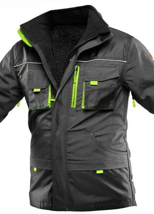 Куртка робоча зі знімною утепленою підкладкою steeluz 4s lime, зріст 182