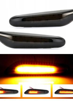 Bmw 5 touring (f11) поворотники led бегущие указатель повторитель поворота на крыле боковой фонарь комплект