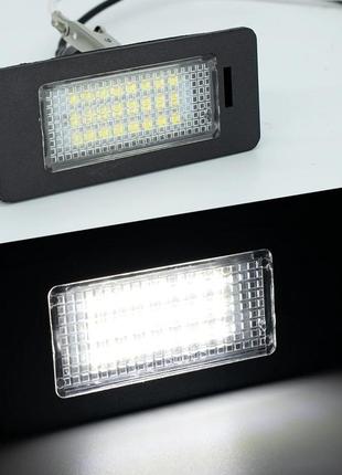 Bmw 5-series e60 e61 подсветка заднего номера led 2 шт комплект фонарь підсвітка номерного знаку