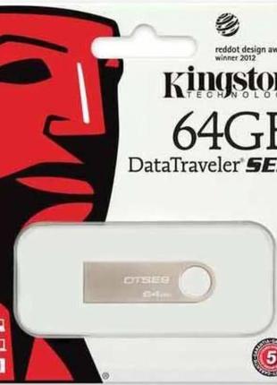 Флешка флэш память usb 2..0 flash 64gb kingston datatraveler se9