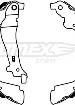 Гальмівні колодки для renault captur, clio, duster, kangoo, logan, sandero / stepway, zoe tomex — (tx 22-18)