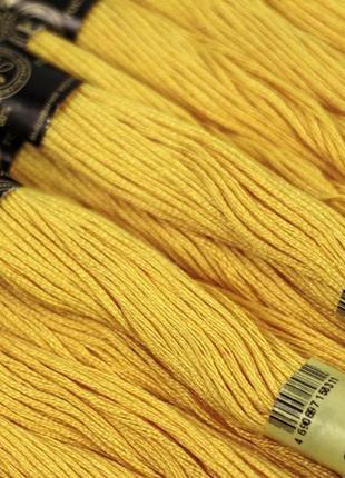 Мулине пнк ,нитки для вышивки,цвет: 0304 (желтый)
