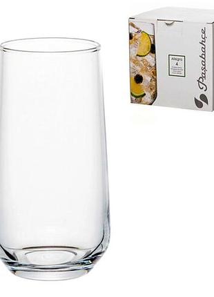 Набір склянок 470мл 4шт pasabahce allegra