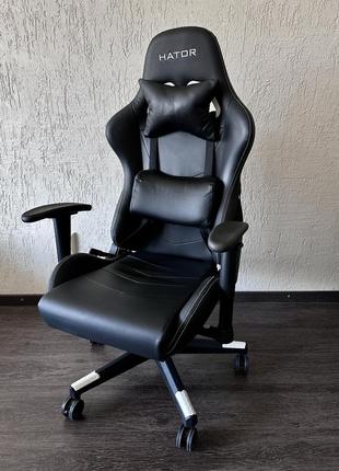 Кресло для геймеров hator sport light black/white