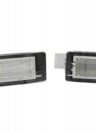 Renault modus fl (2008- подсветка номера светодиодная led 2 шт фонарь освещения заднего номерного знака плафон