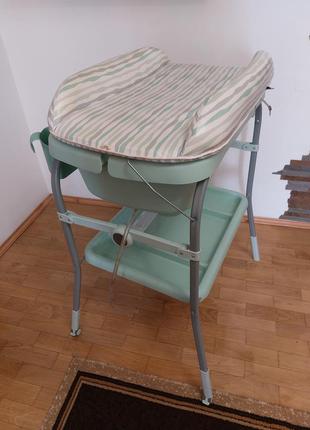 Пеленальный столик с ванночкой