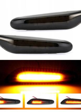 Bmw 3 e91 e92 e93 поворотники led бегущие указатель повторитель поворота на крыле боковой фонарь комплект