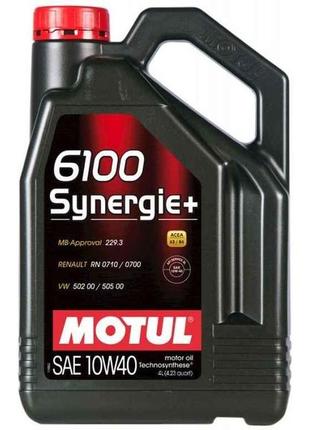 Масло моторне напівсинтетичне 6100 synergie sae 10w-40 5л тм motul