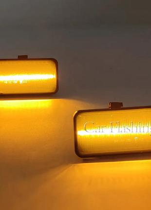 Vw jetta a3 92-99 поворотники led бегущие указатель повторитель поворота на крыле боковой фонарь комплект