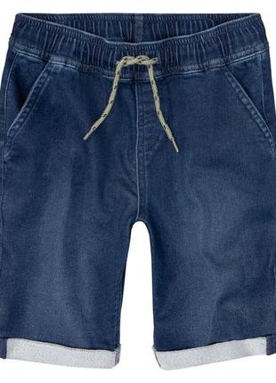 Шорти джинсові з відворотами для хлопчика pepperts lycra® 371877 синій