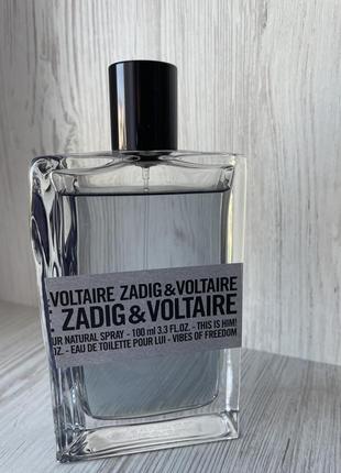 Zadig &amp; voltaire this is him! vibes of freedom туалетна вода 100 ml