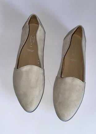 5 th avenue замшевые женские туфли балетки 36(37)-й размер.