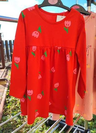 Червона сукня 86;92см