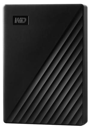 Зовнішній жорсткий диск 2.5" usb 4.0tb wd my passport black (wdbpkj0040bbk-wesn)