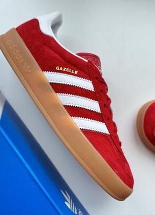 Кросівки adidas gazelle scarlet cloud white h06261