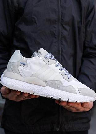 Чоловічі кросівки adidas nite jogger white