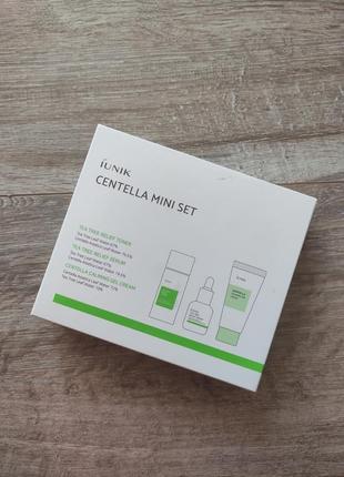 Набір мініатюр iunik centella mini set (toner/25 ml + ser/15ml + cr/15m