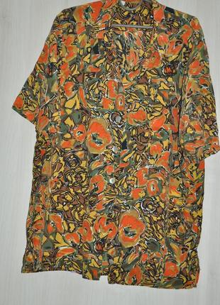 Жіноча шовкова блуза сорочка вінтаж