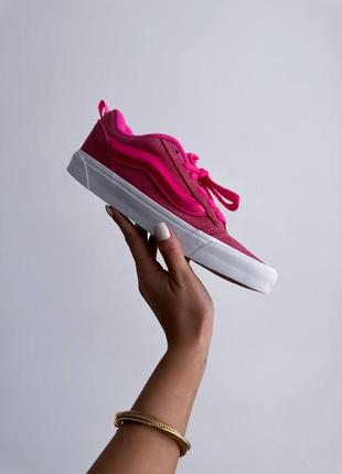 Кросівки vans knu school pink