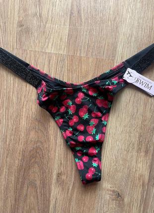 Розпродаж! оригінал плавки низ до купальника victoria's secret з блискучими камінчиками