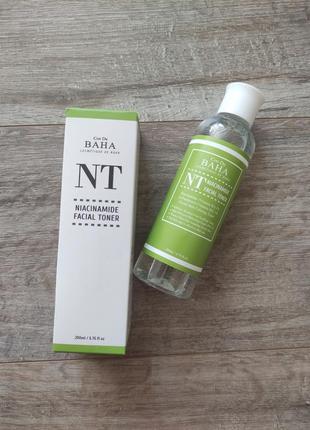 Тонер з ніацинамідом та пантенолом cos de baha niacinamide 5% facial toner, 200 мл