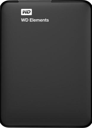 Зовнішній жорсткий диск 2.5" usb 1.0tb wd elements black (wdbuzg0010bbk-wesn)