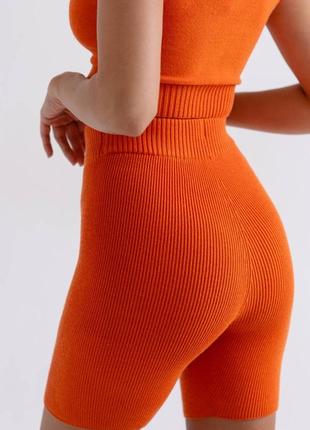 Вязаные шорты велосипедки