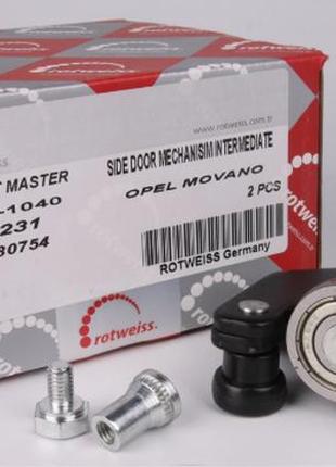 Renault master 1997-2011 нижній ролик механізм 8200080754 розсувний бокової двері, зсувний 6003000117p
