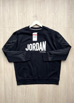 Оригінал jordan (m) flight mvp fleece crew dv7588 кофта свитшот