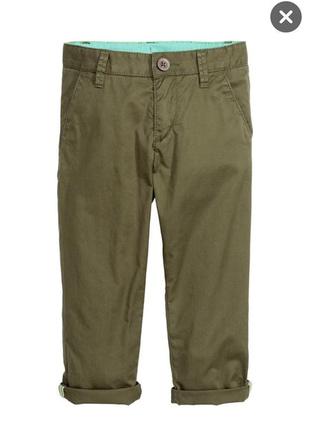 Брюки чинос h&m 110-128