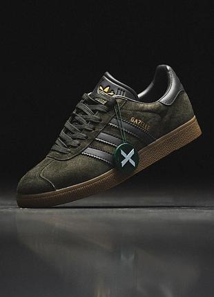 Адидас газель кеды хаки adidas gazelle
