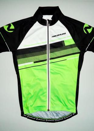 Велофутболка велоджерсі nakamura dry plus eco cycling jersey (s)