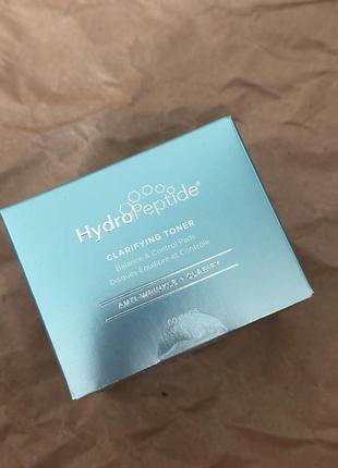 Hydropeptide clarifying toner pads очищаючі протизапальні спонжі