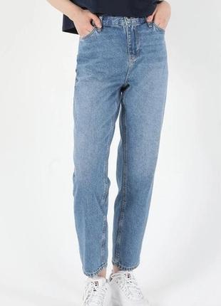 Джинси жіночі мом з тоненького стрейчевого джинса розмір 38