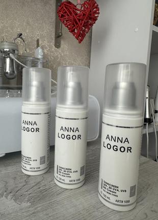 Крем cонцезахисний з спф-50 anna logor sunscreen spf-50 art.1058 120 ml