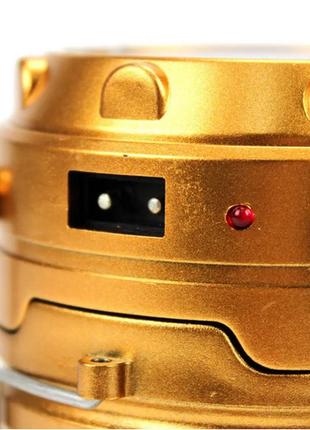 Аккумуляторный кемпинговый фонарь sx-5800t (1300 mah), фонарь с солнечной панелью