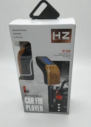 Авто bluetooth блютуз fm фм модулятор трансмиттер hz h7bt