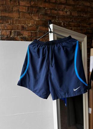 Nike men’s blue dri-fit challenger 2-in-1 running active shorts спортивні шорти