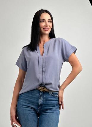 Жіноча літня блуза блузка з коротким рукавом