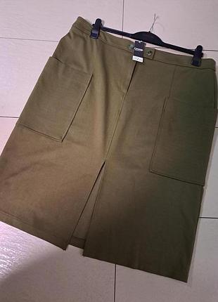 Плотная трикотажная юбка 22 размера