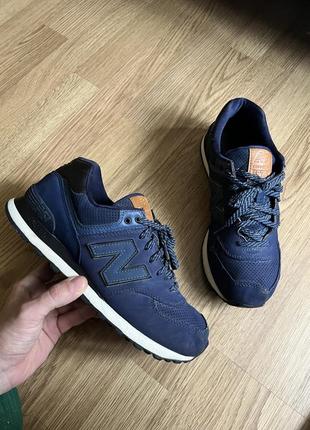 Кроссовки кожа new balance 574 оригинал размер 42 27 см