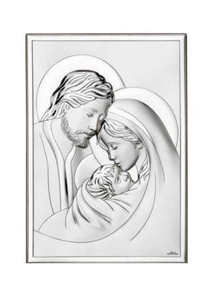 Серебряная икона святое семейство (9 x 13 см) valentі sov 885 3l