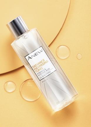 Тоник для лица «максимальное сияние» (200 мл) avon anew radiance tonic