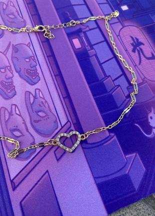 Подвеска сердце, кулон сердечко, бижутерия3 фото