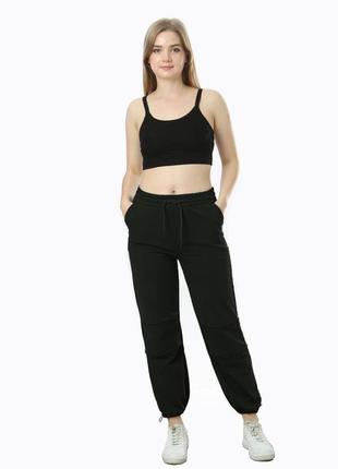 Спортивные брюки женские карго трикотажные pog 3023-1 42-44
