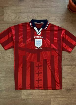 Винтажная футболка сборной Англии umbro england 1997/1998