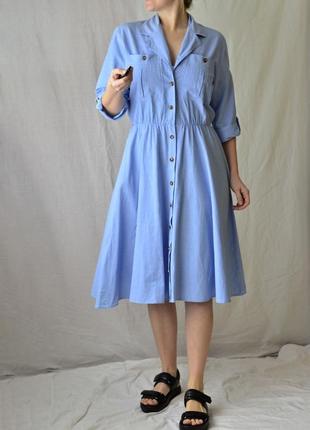 8474\170 голуба бавовняна сукня cinnamon xl