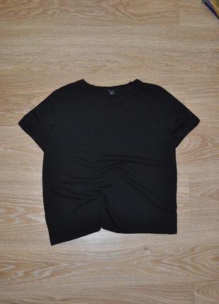 Базовая черная футболка new look