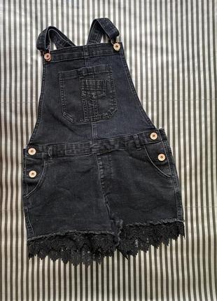 Комбінезон із шортами джинсовий комбінезон